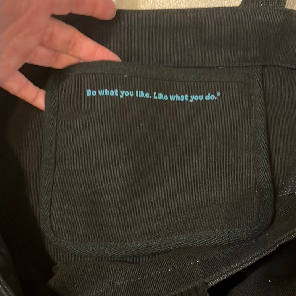 Life Is Good Black Canvas Tote with Embroidered Logo - Picture 5 of 5